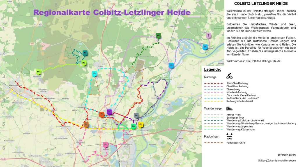 Jetzt zum Erleben: Regionalkarte Colbitz-Letzlinger Heide